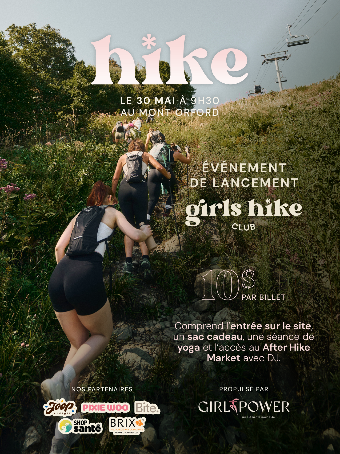 Événement de lancement Girls Hike Club